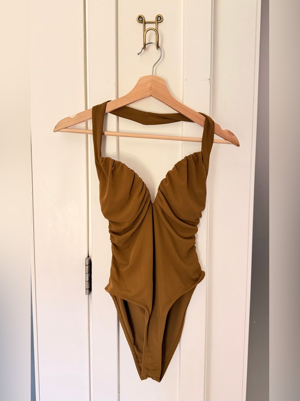 Zara Draped Halter Bodysuit